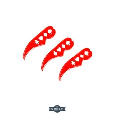 일회용 포커 랩칼 랩컷팅기 적색 소량 1봉 1000개, 1개