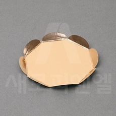 4490. 조각케익종이받침(금색)원형100 - 100pc, 100개, 1개