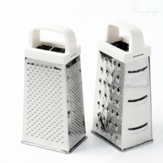 자깡몰 스탠드 4면 치즈 그레이터 2p세트(3TYPE) (화이트) 치즈강판
