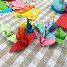 종이학 컬러 학종이 무지 10cmoto4+6LFC