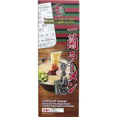 一蘭 博多細麵豚骨拉麵 129g, 2入