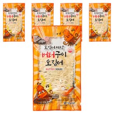 ojingeosesang 烤奶油魷魚 32g+辣椒醬 10g組, 42g, 5組