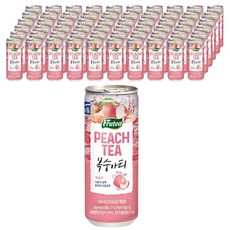 푸르밀 복숭아티 240ml 30캔x2 음료수, 60개