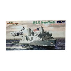 cyber-hobby.com DragonModels 1/700 USS New York LPD-21 塑料模型戰艦, 1個