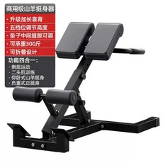 에버모스트 백익스텐션기구 랫풀다운 백익스텐션 하이퍼백익스텐션 헬스벤치 복근 백익스텐션로만체어 허리운동기구 싯업벤치, A. 접이식 하이퍼백익스텐션 블랙