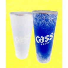 카스 변온 알루미늄컵 맥주잔 알루컵, 1개