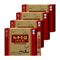 고려홍삼중앙회 녹용홍삼농축스틱골드, 4박스