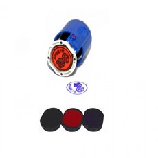 자동평가인 리필패드 색상 택1 도장잉크스탬프패드 선생님도장, 1개, 적색 1개입