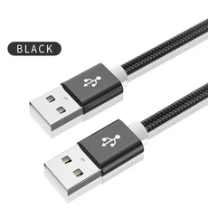 Kebiss USB-USB 연장 케이블 유형 A 남성-남성 USB 연장기(라디에이터 하드 디스크 웹콤 카메라 USB 케이블, 03 0.25M, 02 Starry sky black