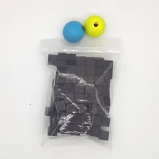 100 개/몫 나무 큐브 다채로운 주사위 체스 조각 토큰 퍼즐 보드 게임 교육 에 대한 직각.