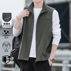 夏季薄款 男士 戶外 馬甲 休閒透氣 釣魚 馬夾 速幹 工裝 背心 坎肩 運動 外套