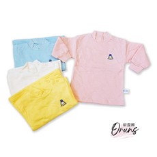 小乙福 軟暖棉高領上衣 寶寶兒童套頭保暖衣 長袖高領保暖睡衣