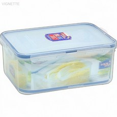 직사각 플라스틱 밀폐용기 2300ml 냉장고수납 주방정리필수 남은배달음식보관 식단관리도시락, 1개