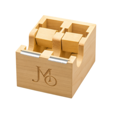 【JMO】原木膠帶台 膠帶切割器 紙膠帶收納盒 美睫睫毛材料, 原木色, 1個