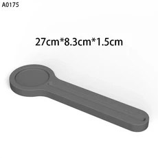 콘크리트 향 스틱 실리콘 몰드 가정 가구 시멘트 아로마 테라피 트레이 보관 상자, 01 밝은 녹색