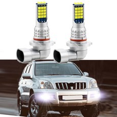 Toyota Land Cruiser Prado 120 2002 2009 용 2pcs Led 자동차 안개 램프 전면 전구 Canbus