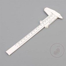팥들 버어니어캘리퍼스 깊이게이지, 화이트계열, 1개, 화이트