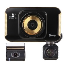 무료장착 뉴캐치온 5way 블랙박스 3채널 무료장착+동글이+128GB