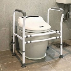 독일 톨츠 무타공 변기 안전손잡이 보행보조 효도템, 1개