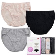 BYC 순면 주니어 여성 겸용 데일리 삼각 팬티 3매