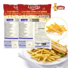 루토사 감자튀김 슈스트링 2kg 2개, 4kg, 1개