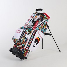 아이젠하임정품 말리 바퀴형 휠 스탠드 골프백, 화이트(WHITE)