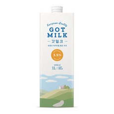 갓밀크(멸균우유) 1L, 25개