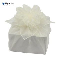 청담보자기 크리스탈 보자기 초소형 30cm 묶음, 10장, 연노랑