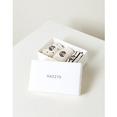 [국내백화점] 헤지스레이디스 [25FW] [HAZZYS HARRY] 해리 자수 3종 세트 양말 여성캐주얼 데일리룩