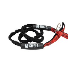 SWELL Wakesurf - 번지 도크 라인 1.8m(6피트) - 길이 조절 가능한 웨빙 충격 흡수 코드 보호 보트 타이 펜더 로프 (블루), 레드