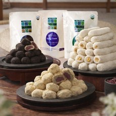 지리산떡방앗간 찰보리 콩쑥떡 국내산 찹쌀 전통간식 HACCP, 10개, 40g