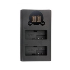 ROWA 樂華 LCD 顯示 USB 雙槽充電器, 1個, ENEL23充電器