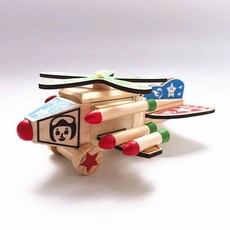 나무 비행기 모형 어린이용 장난감 폭격기 J-20 전투기 울프 헬리콥터 다채로운, 작은 비행기