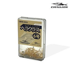 챌리온 헤라바라사 골드 중층바늘덕용 무미늘바늘 낚시투게더, 1개입, 1개