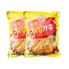 오뚜기 치킨튀김가루 1kg 2개, 1세트