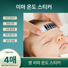 가온슬기 이마부착형체온계 체온계 여행용 휴대용, 단일 항목
