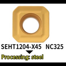 SEHT1204AFSN-X45 NC325 초경 인서트 가공 강철, [00] SEHT1204AFSN-X45, [00] NC325-10pcs