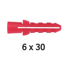 칼브럭 FD 앙카 콘크리트 롤 플러그, 적색 6x30 200개, 1개