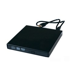 外接式燒錄機, 黑色,可燒錄DVDCD（win+MAC適用）, 1個