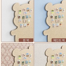 메모판 엽서 벽걸이 압정 핀보드 사진 방학 계획표 자유게시판 인테리어 원목 코르크보드, 상세페이지 참조