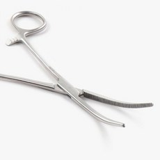 패션스타트 집게가위 겸자 곡선 겸자가위 18cm 곡선형 1개입 실버, 1개