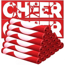 Windkream 24 Pcs 12/24 Cheerleader Cooling Towel Cheer Gifts Bulk for Team Sports with Bags 40" x 12, 기본 옵션