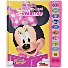 [5] Disney Minnie Mouse - I'm Ready to Read with Minnie Sound Book - PI Kids