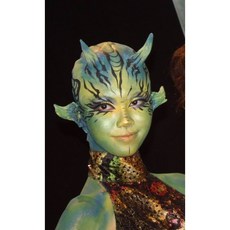 防曬屋 矽油噴筆色漿 基本色/HD高清噴槍專用 色濃度高 親膚性 防水不掉妝, 1個, 天青,8CC