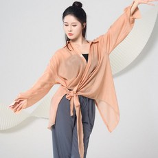 난타복 댄스 공연 의상 무용 단체 팬츠 사물놀이 루즈핏 시스루 겉옷 바람막이