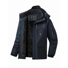 ASPO 남성용 겨울 스키 재킷 따뜻한 방수 스노우 코트 플리스 스노우보드 재킷 단열 보온 윈드브레이커 후드 포함