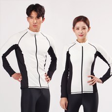 THE SIRUP Unisex Lost Slim Zip-Up Cover Rash Guard