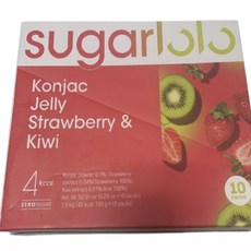 슈가로로 맛있는 곤약젤리 딸기 & 키위 10개입, 1.5kg, 1개
