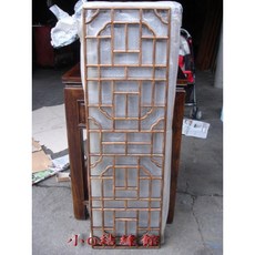 小o結緣館 仿古傢俱 雙面窗花 直''橫兩用 編號09-1 上漆款, 1個