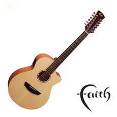 Faith FKV12 12弦民謠吉他 英格曼雲杉木面板 桃花心木背側 全單板, 1個